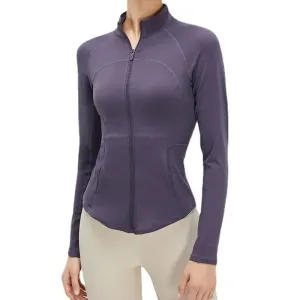 Windproof Running Jacket with Pockets