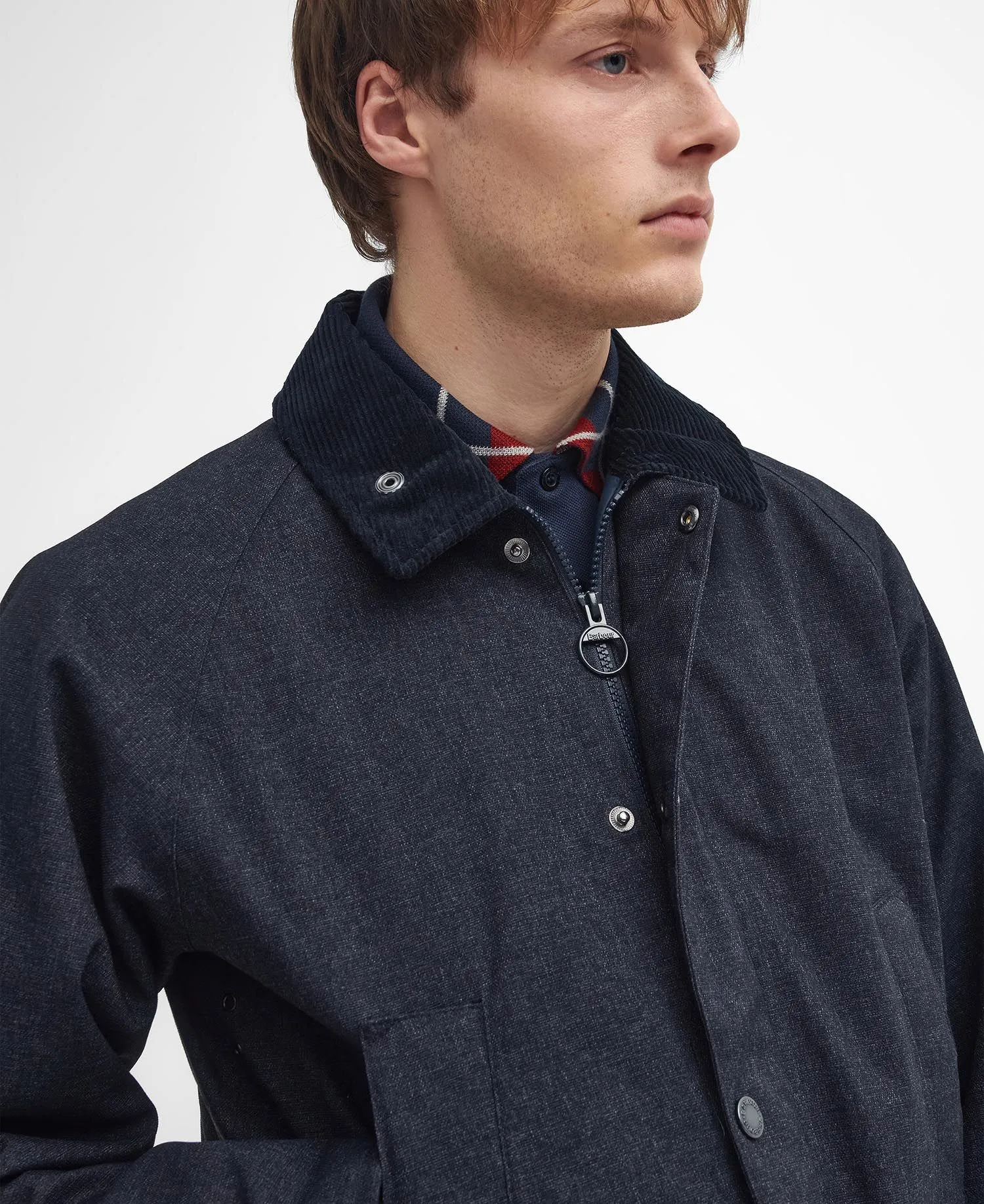 Winter Bedale Waterproof Jacket in Navy