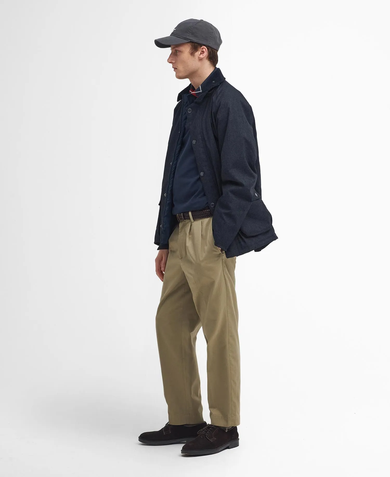 Winter Bedale Waterproof Jacket in Navy
