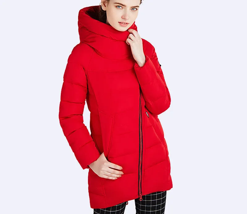 Winter Collection Women's Parka Hooded Warm Jacket Fashion Brand High Quality Thick Outwear Coat 16G607