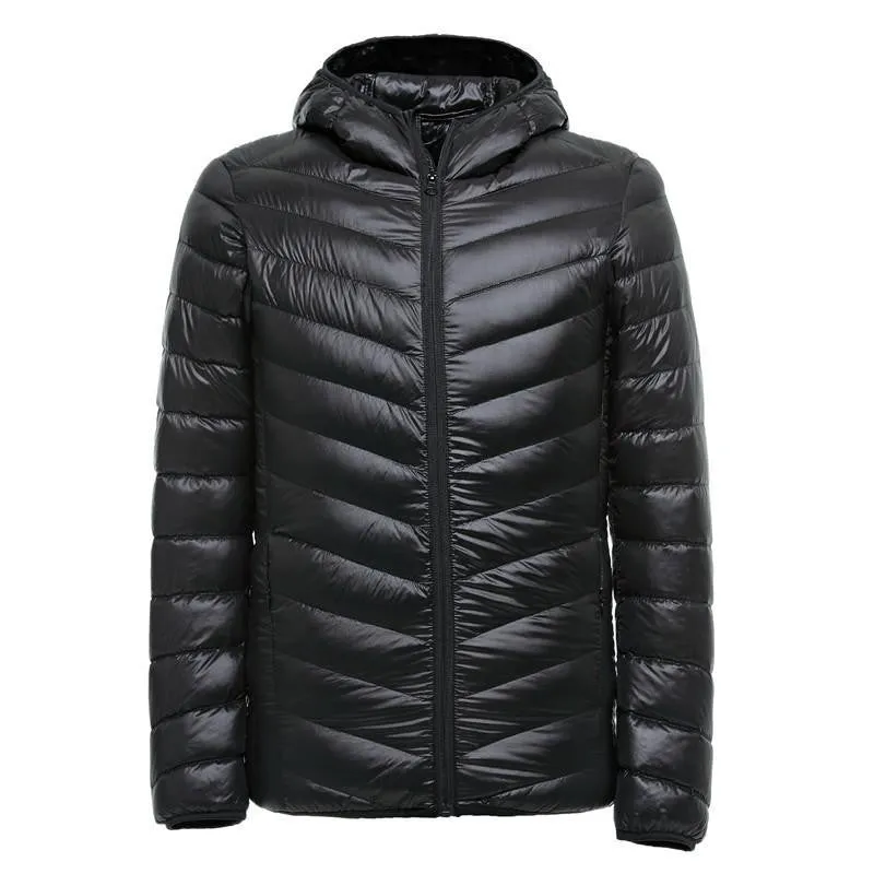 Winter Ultralight Men 90% White Duck Down Jacket Winter Duck Down Coat Waterproof Down Parkas Outerwear MA175