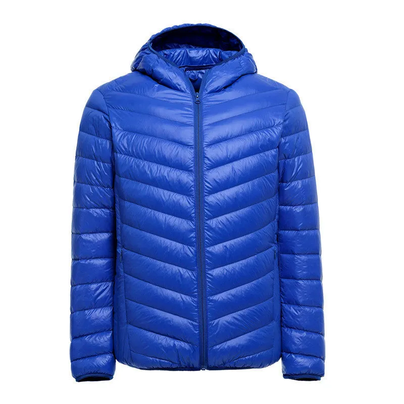 Winter Ultralight Men 90% White Duck Down Jacket Winter Duck Down Coat Waterproof Down Parkas Outerwear MA175