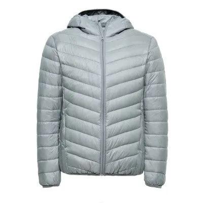 Winter Ultralight Men 90% White Duck Down Jacket Winter Duck Down Coat Waterproof Down Parkas Outerwear MA175