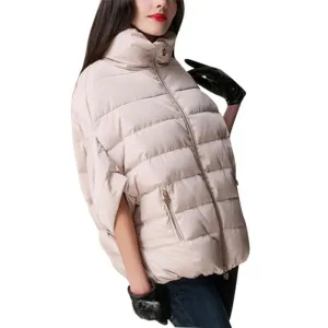 Winter Warm Women Bat Sleeve Down Coat Parka Cotton-Pad Jacket Outwear S-XL X16