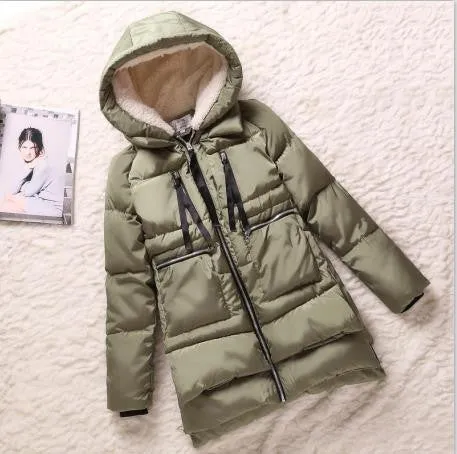 Winter Women Wadded Jacket Red Female Outerwear Plus Size 5XL Thickening Casual Down Cotton Wadded Coat Women Parkas