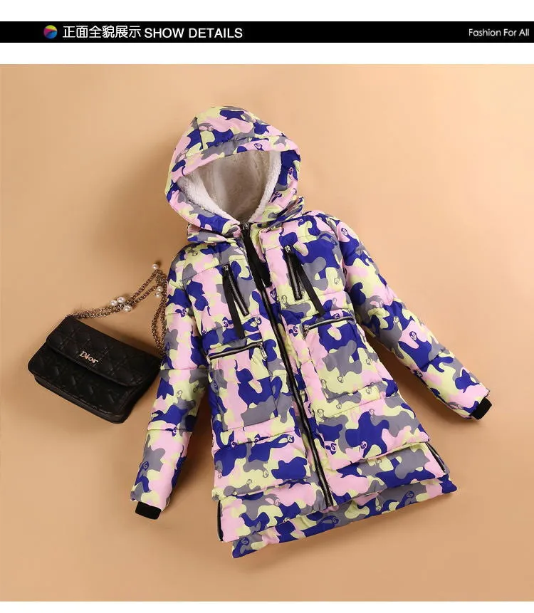 Winter Women Wadded Jacket Red Female Outerwear Plus Size 5XL Thickening Casual Down Cotton Wadded Coat Women Parkas