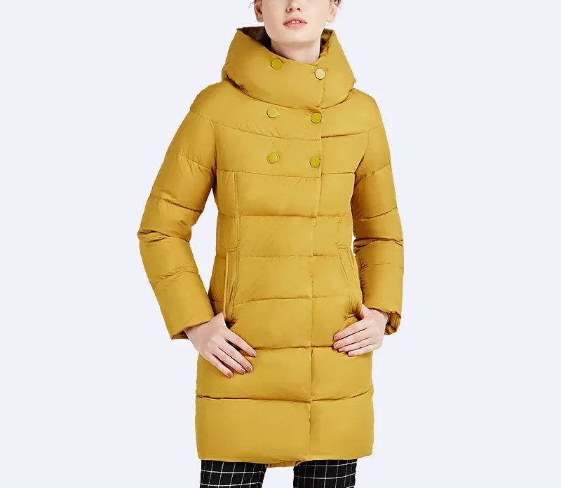 Winter Womens Bio Down Thickening Jacket And Coat For Women High Quality Parka Five Colors 16G6128D