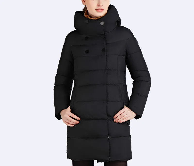 Winter Womens Bio Down Thickening Jacket And Coat For Women High Quality Parka Five Colors 16G6128D