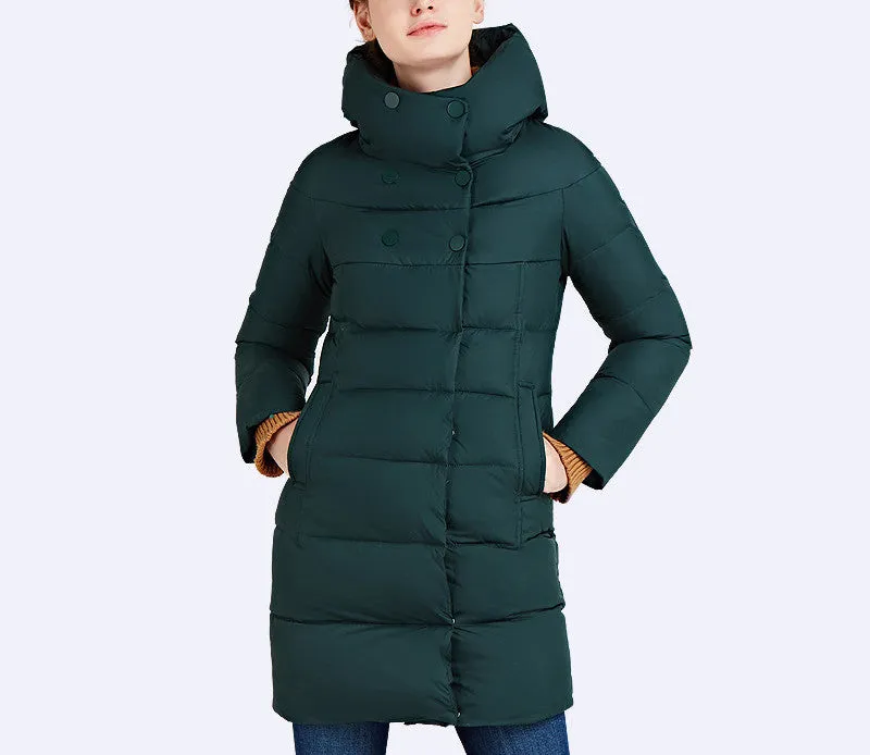 Winter Womens Bio Down Thickening Jacket And Coat For Women High Quality Parka Five Colors 16G6128D