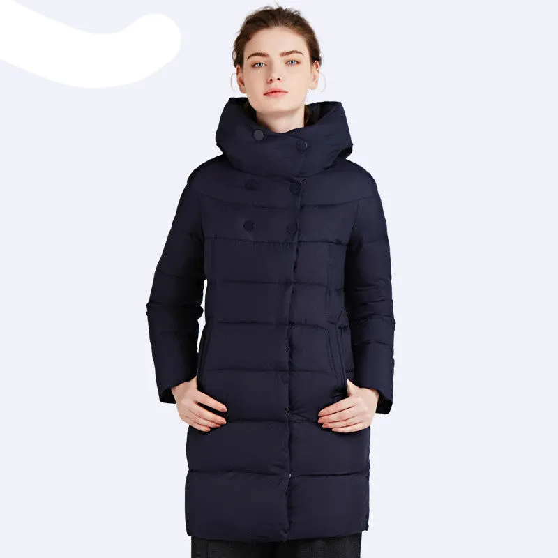 Winter Womens Bio Down Thickening Jacket And Coat For Women High Quality Parka Five Colors 16G6128D