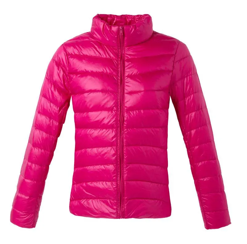 Woman Coats and Jackets Girls White Duck Down Thick Jackets Warm Black Coat