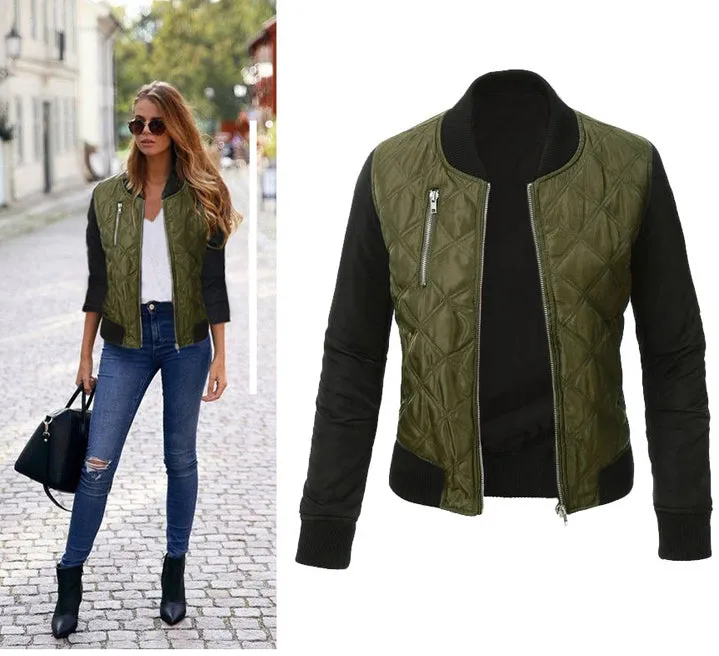 women basic coats Fashion Women bomber jacket Long Sleeve Casual Floral Print Coat chaquetas mujer jaqueta feminina jacket