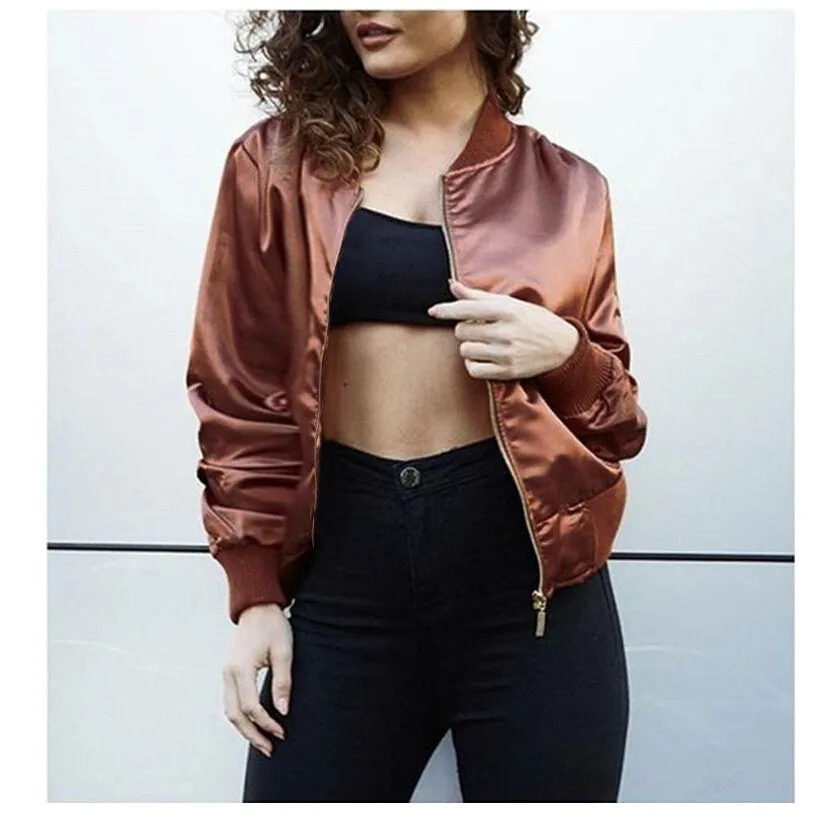 women basic coats Fashion Women bomber jacket Long Sleeve Casual Floral Print Coat chaquetas mujer jaqueta feminina jacket