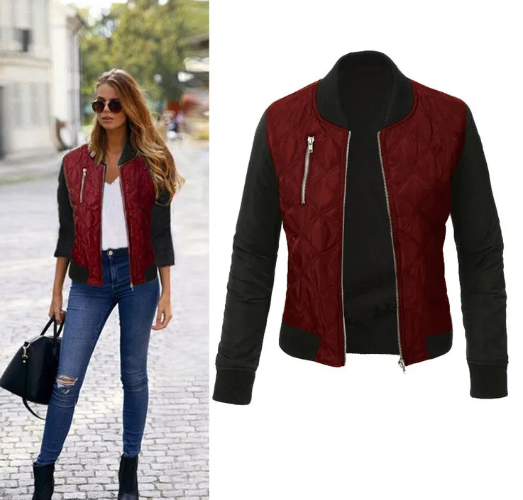 women basic coats Fashion Women bomber jacket Long Sleeve Casual Floral Print Coat chaquetas mujer jaqueta feminina jacket