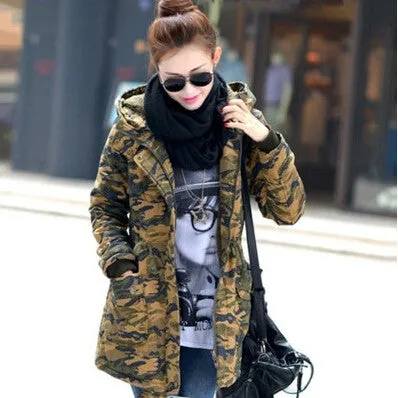 women winter coat wadded jacket medium-long plus size 4XL Parka fur collar thickening hood abrigos female snow wear