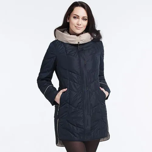 Women's jacket Casual Fashion Women Parka High- Female Hooded Coat Brand Parka Plus Size 5XL