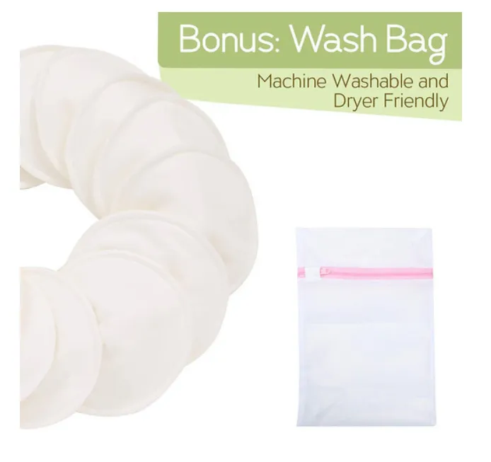 Women's KeaBabies organic reusable nursing pad set of 7 pairs