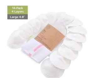 Women's KeaBabies organic reusable nursing pad set of 7 pairs
