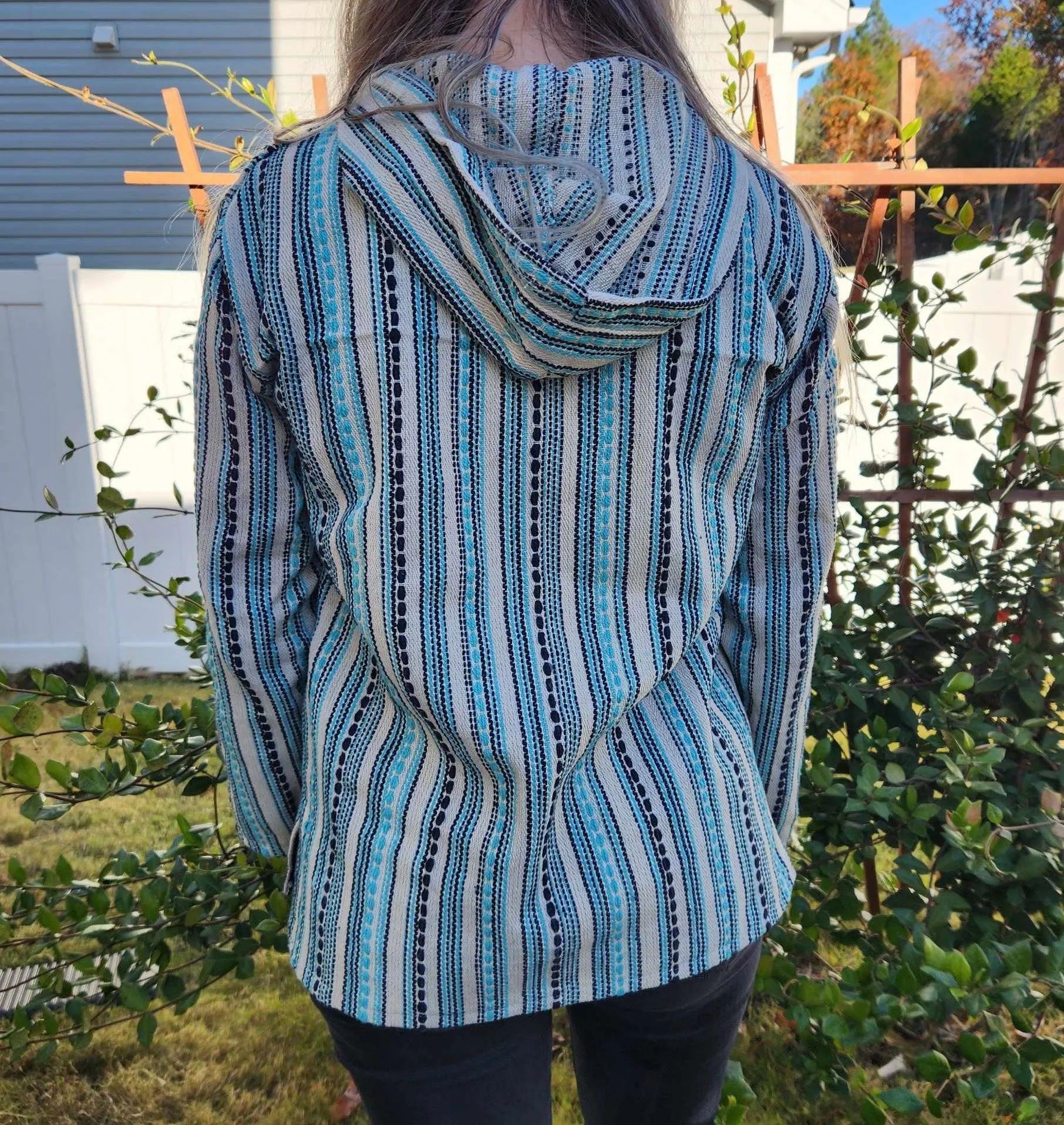 Women's Ultra Pattern Baja Hoodie with Pocket | Sustainable and Stylish