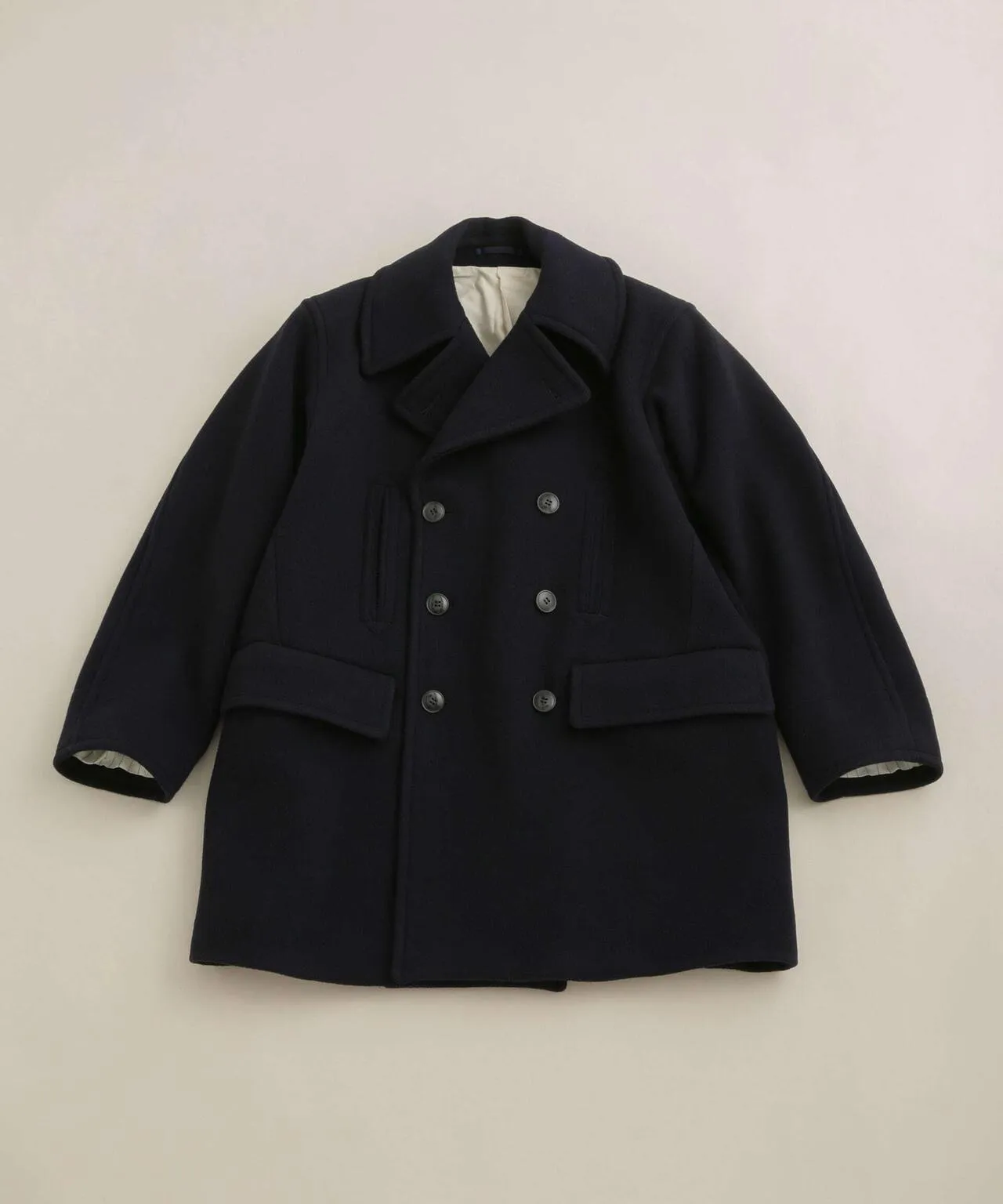 YLEVE/WOOL MOSSER PEA COAT