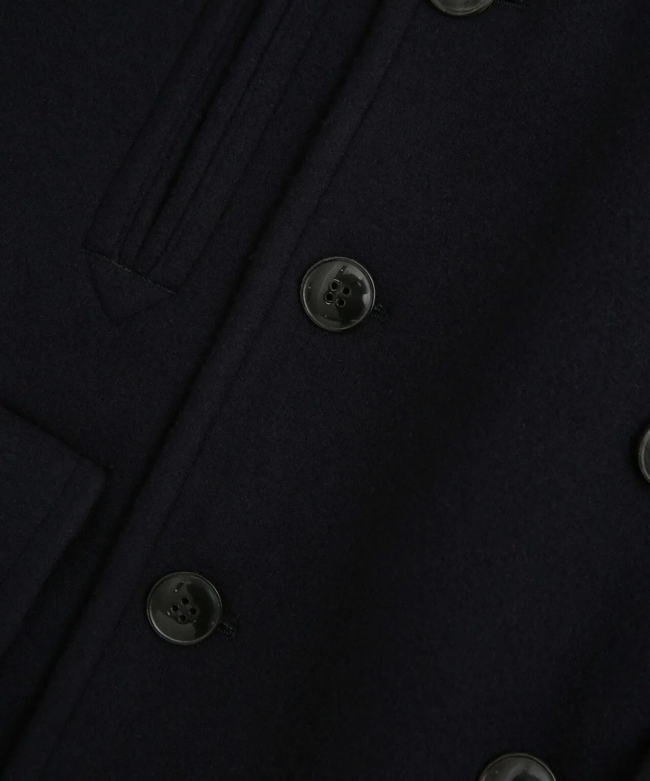 YLEVE/WOOL MOSSER PEA COAT