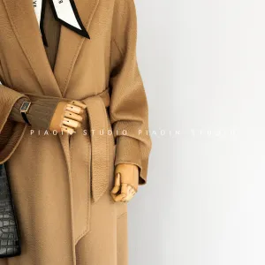 ZABRI women's' Trendy pea coat  Wool Cashmere Coat