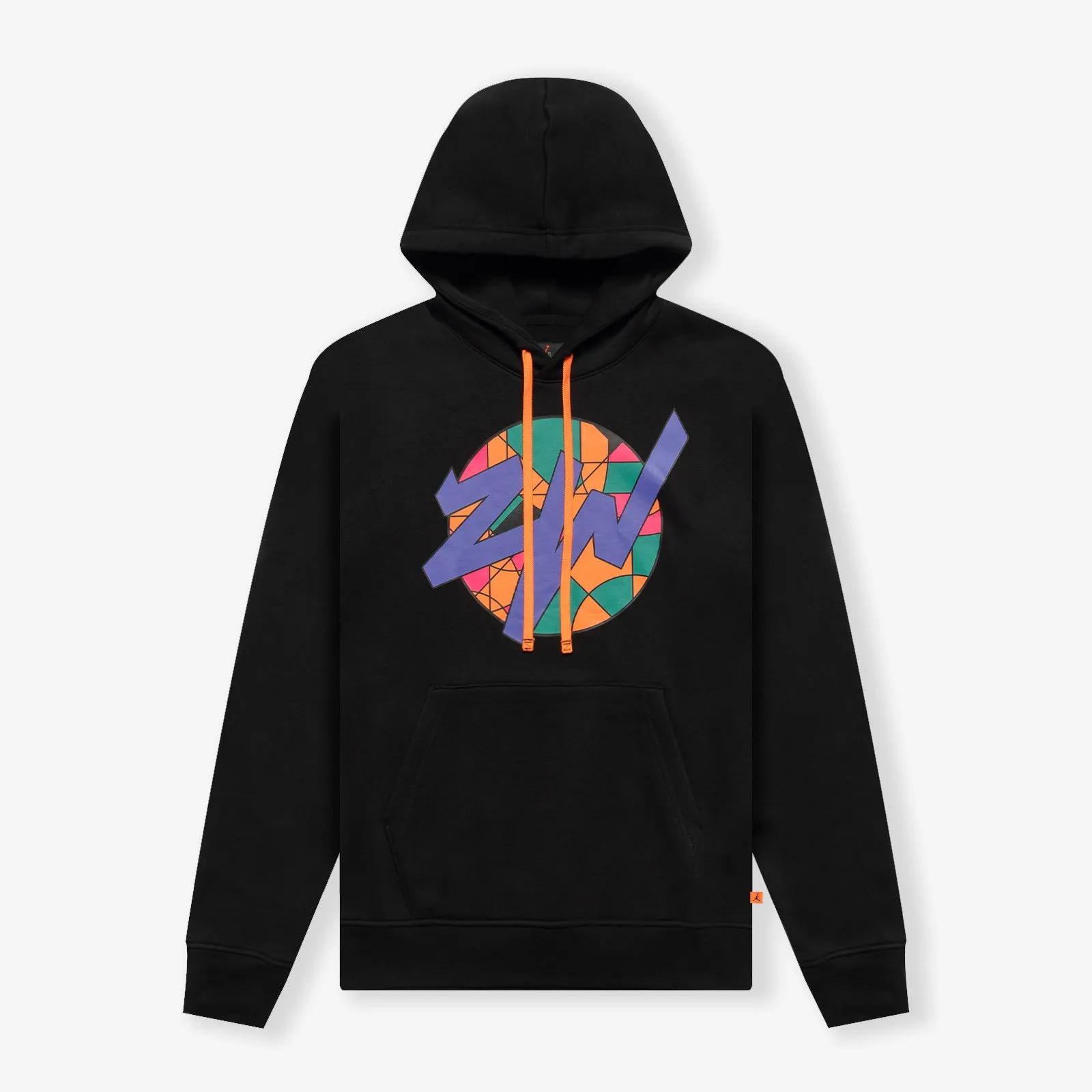 Zion Mosaic Graphic Fleece Hoodie - Black