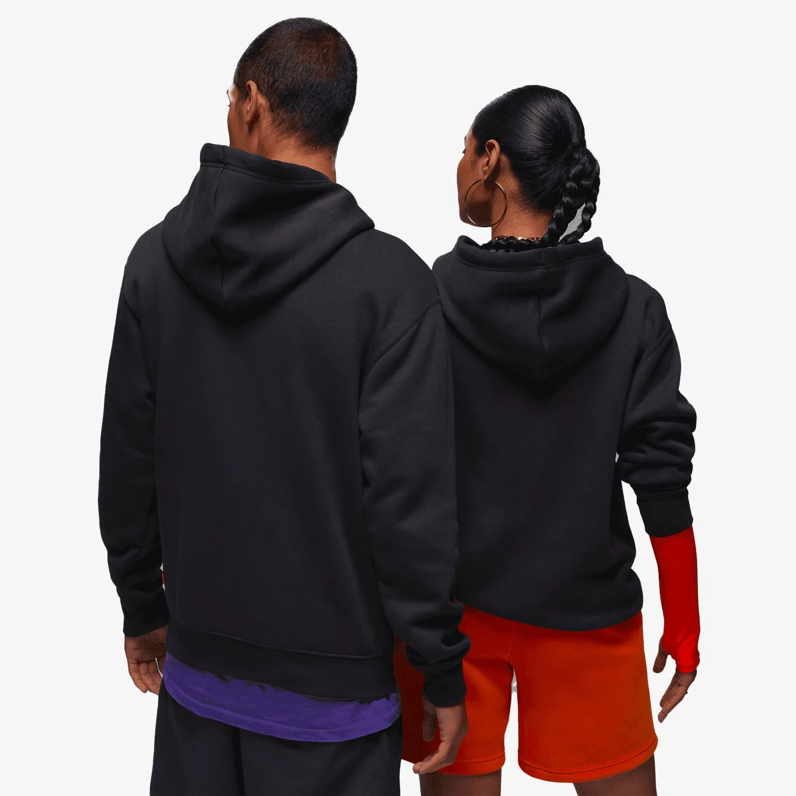 Zion Mosaic Graphic Fleece Hoodie - Black