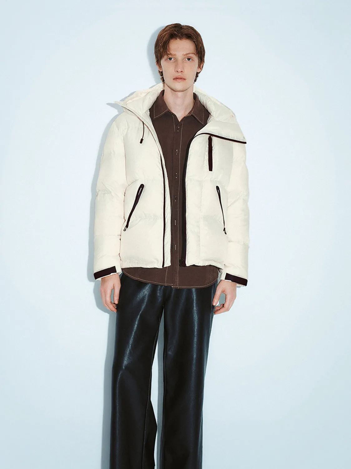 Zip Up Front Down Outerwear