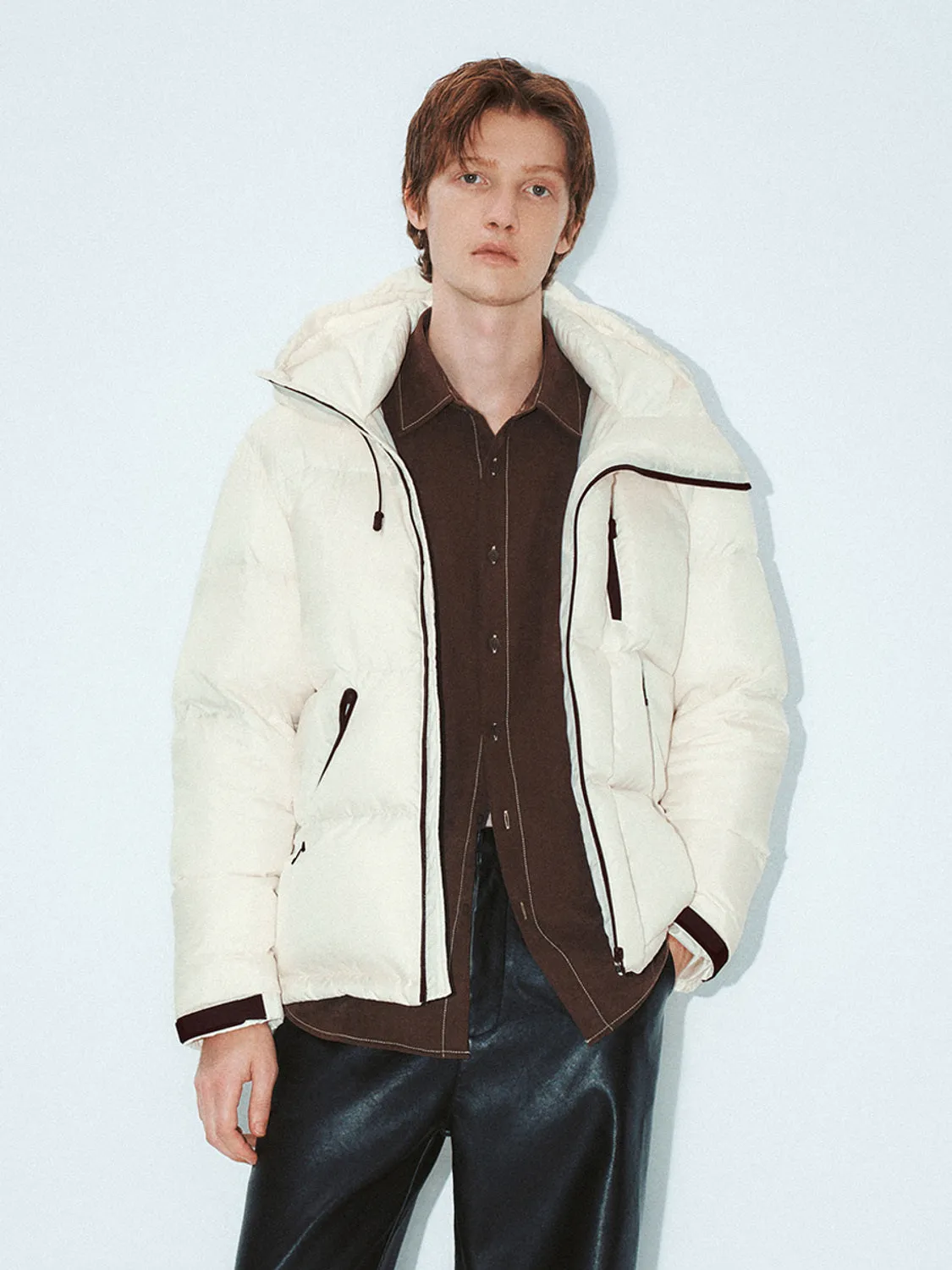 Zip Up Front Down Outerwear