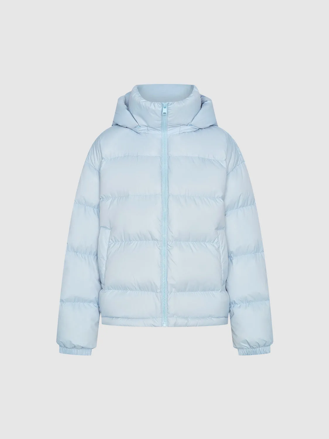 Zip Up Loose Down Outerwear