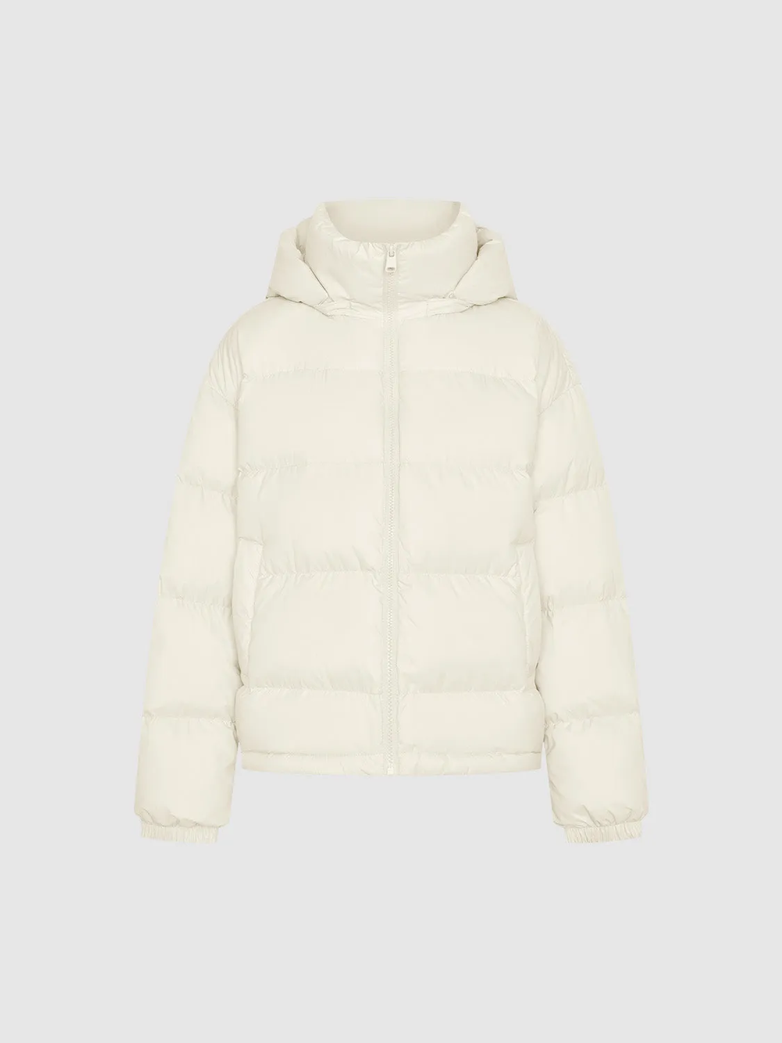 Zip Up Loose Down Outerwear