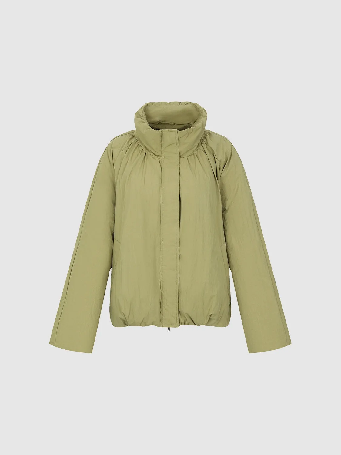 Zipper Fly Down Outerwear